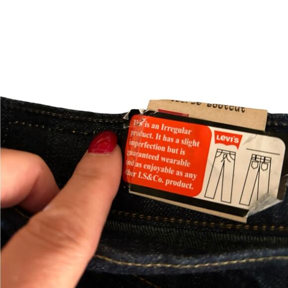 NWT Levi’s 515 Jeans Womens 30 Blue Denim Mid Rise Bootcut Flare Western Cowgirl - Picture 9 of 9